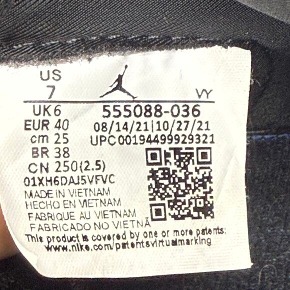 Copied - Nike Air Jordan 1 Retro High OG "Rebellionaire" 555088-036 Men Size 7 - Picture 7 of 7